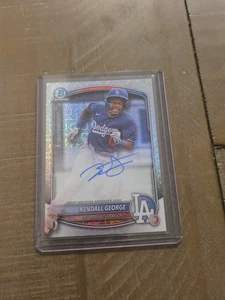 2025 Bowman Chrome Kendall George Mojo Auto #BMA-KG Dodgers - Picture 1 of 4