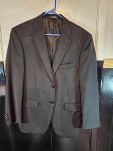 Jones New York Mens Blazer Sport Coat Black Wool Suit Jacket 40S 3-Button - Picture 1 of 5