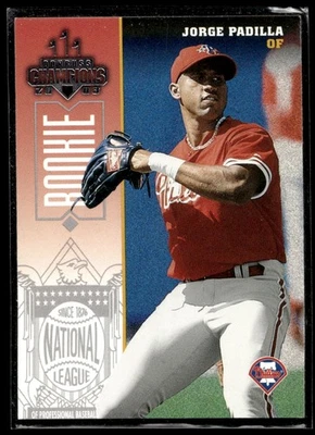 2003 Donruss Champions Jorge Padilla #198 Philadelphia Phillies - Image 1 of 2