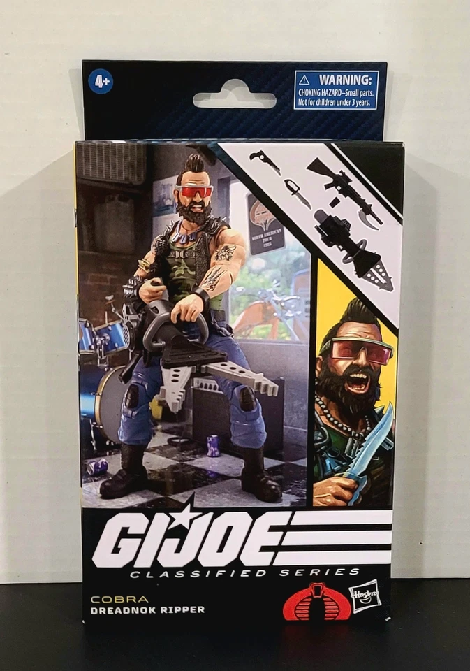 Hasbro G.I. Joe Classified Series Cobra Dreadnok Ripper 6" Action Figure 102