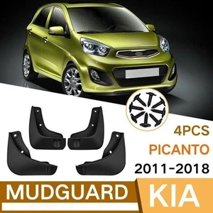 For KIA Picanto 2011-2018 Mud Flaps Splash Guard Mudguard 4PCS - Picture 1 of 6