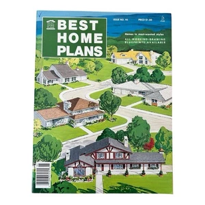 Vtg Best Home Plans Illustrated Book Magazines 95th Issue Architecture 1987 - Picture 1 of 10
