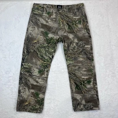 Pantalones Realtree para hombre 38x30 (ajuste 38x29) Max-1 denim camuflados caza pesca al aire libre Foto 1 de 4