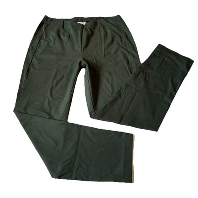 Pantalones J. Jill Ponte ajustados de pierna talla M tiro medio elásticos cazador verdes ¡BONITOS! Foto 1 de 4
