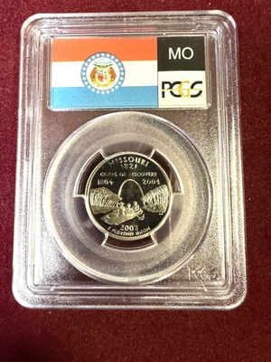 2003-S 25 Cent Missouri State Quarter PCGS PR69DCAM #CP21 - Image 1 of 2