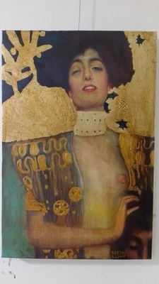 Pintura al óleo sobre lienzo firmada GUSTAV KLIMT Foto 1 de 4