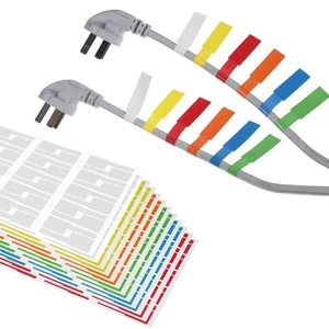 720 Pcs Write On Self-Adhesive Cable Labels Waterproof Tags for Cable Management - Picture 1 of 7