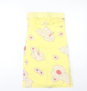 Roxy Women's Yellow Floral Casual Dress M - Picture 1 of 12