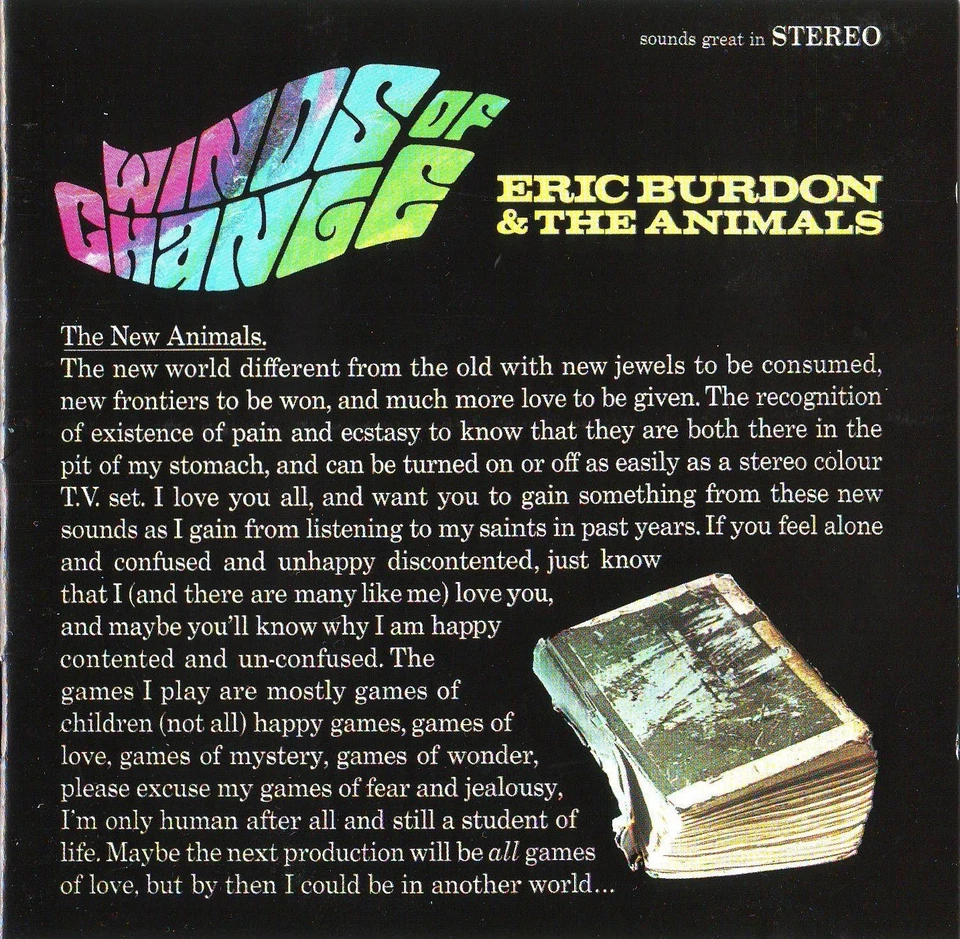 Eric Burdon & The Animals - Winds of Change (Digipak) | CD - Bild 1 von 1