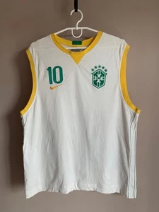 Brazil Training Football Vest Shirt Nike Soccer Jersey Size XL - Picture 1 of 14