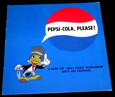 Feria Mundial de Nueva York 1964 It's a Small World Pepsi Training Guide Walt Disney Foto 1 de 4