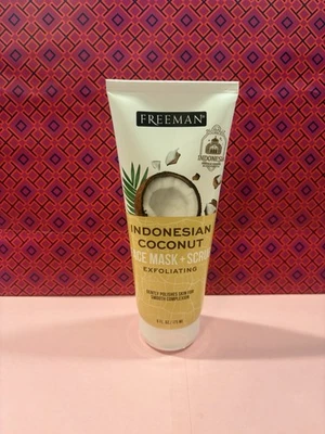 Freeman Indonesian Coconut Mask + Facial Scrub Exfoliant 6 Fl Oz Brand New - Image 1 of 2