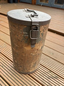 ORIGINAL WWII German 21 cm Mrs.18 Heavy Howitzer empty Ammo Container Original - Picture 1 of 10