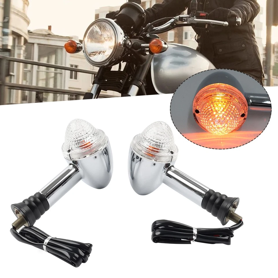 Luz indicadora delantera/trasera señal de giro para Speedmaster 865 900 EFI Scrambler Foto 1 de 4