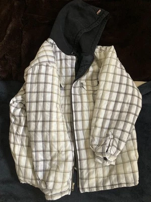 *USED* Supreme x Dickies plaid hooded Jacket Size MEDIUM  FW23 - Image 1 of 4