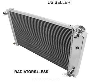 RADIADOR CHAMPION 4 FILAS TODO ALUMINIO 68 69 70 71 72 73 CHEVY CHEVELLE 28" NÚCLEO - Imagen 1 de 2