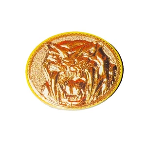 Tapas eléctricas Mighty Morphin Power Ranger 1994 de colección 7 de 10 dientes de sable - Imagen 1 de 2