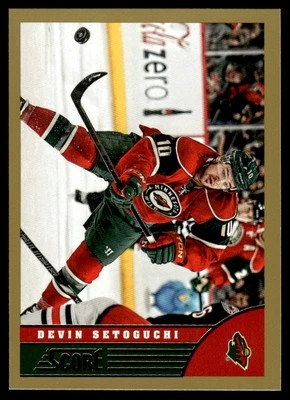 2013-14 Score Gold Devin Setoguchi Minnesota Wild #243 - Image 1 of 2
