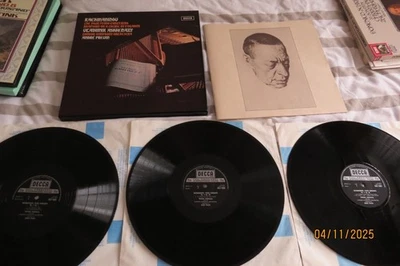 SXLF 6565-7 Rachmaninov Four Piano Concertos Ashkenazy Previn 3 x LP MINT VINYL - Image 1 of 4