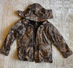 VTG Browning Gore-Tex Medium M Hunting Jacket Coat Men’s Hydro Fleece Shell - Picture 1 of 17