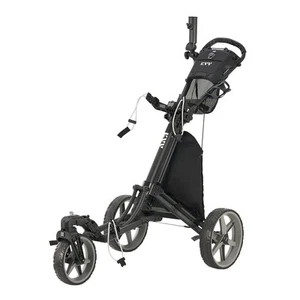3 Wheel 360 Rotating Front Wheel Foldable/Collapsible Golf Push Cart with Foo... - Picture 1 of 6