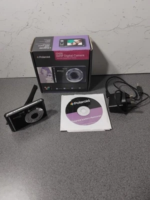 Polaroid Digital Camera iS426 16.0MP Black Tested - Image 1 of 4