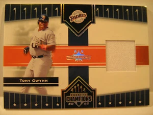 2005 Donruss 47 TONY GWYNN Game-worn Jersey Card PADRES [b4a8] - Bild 1 von 1