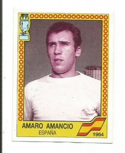 Uefa Euro 88 Panini Amaro Amancio nr. 8 Mint