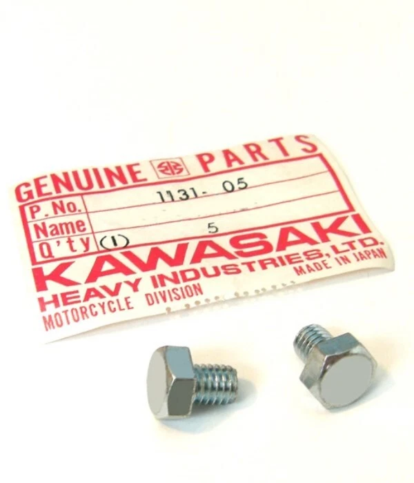 Pernos de cubierta del motor de arranque Kawasaki 1973-80 6x10m z1 kz900 kz1000 kz 900 ltd fabricante de equipos originales Foto 1 de 1