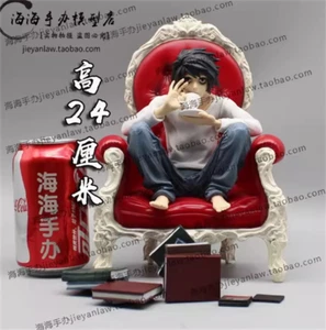Anime DEATH NOTE L·Lawliet PVC 24CM Figure Model Statue Toy Christmas Gift  - Picture 1 of 12