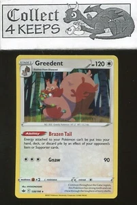 Greedent Holo Rare 128/198 Chilling Reign Nrmt Pokemon TCG - Picture 1 of 2