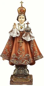 Statue Divin Enfant de Prague Jésus 15 cm résine polychrome - Imagen 1 de 1