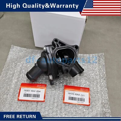 NEW Thermostat Cover Assembly+Housing Fist For 06-15 Honda Civic Si CR-V Acura Foto 1 de 4