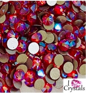 HYACINTH SHIMMER Orange 30ss 6.5mm IHC Austria Flatback Rhinestone 12 144 288 pc - Picture 1 of 8