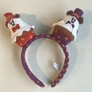 Tokyo Disney Resort Headband Halloween sweets Mickey Minnie 2018 Ghost Rare JP - Bild 1 von 12