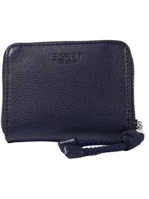 Esprit Damen Geldbörse Portemonnaies Rhea Mini Zip Wallet Blau