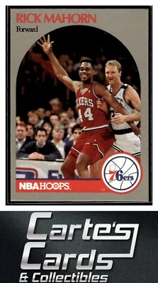 Rick Mahorn 1991 Sears Hoops 100 Superstars #74 Philadelphia 76ers - Image 1 of 2