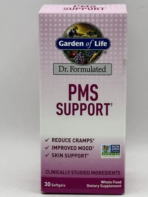 Jardín de la Vida PMS Soporte 30ct Suplemento Exp 01/2026 Caja Dañada Foto 1 de 3