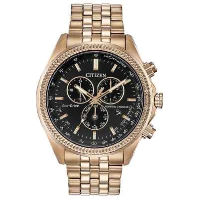 Citizen Classic Eco Men's Black Chronograph Eco-Drive Watch 44MM BL5563-58E - Image 1 of 4