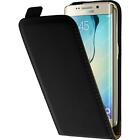 Artificial Leather Case for Samsung Galaxy S6 Edge Flip-Case black