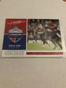 2020 Panini Prestige Football Carlos Hyde Worldwide London Texans WW-CH - Picture 1 of 1