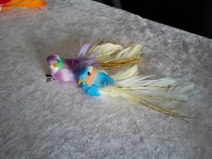 Federvögel/neu/mit Clip/blau/lila - Bild 1 von 8