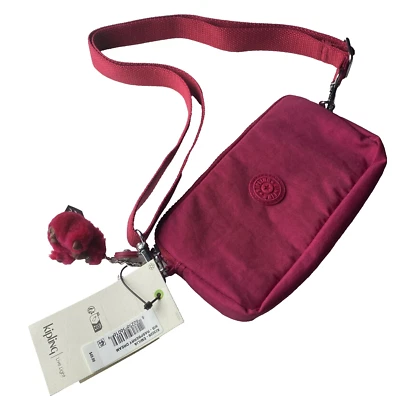 NUEVO CON ETIQUETAS Kipling Live Light Kl3226 EMILIA 6l B Frambuesa Crema Gorila 882256560168 Foto 1 de 4