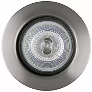 Sylvania SylFire Downlight Steel / Chrome firerated 70mm cutout lamp not include - Picture 1 of 13