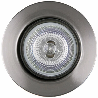 Sylvania SylFire Downlight Steel / Chrome firerated 70mm cutout lamp not include