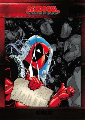 Deadpool Marvel 2018 (Upper Deck) BLACK PARALLEL BASE Card #18 / HOBOKEN - Image 1 of 2
