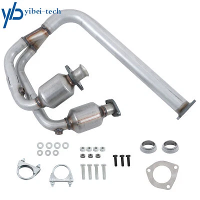 Convertidor catalítico frontal ajuste directo para Jeep Wrangler TJ 2000-2003 4,0 L l6 Foto 1 de 4