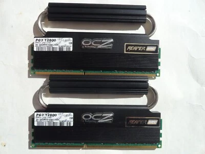 4GB OCZ Reaper HPC (2x2GB) DDR3 1600 PC3 12800 7-8-8 Memory OCZ3RPR1600ULV4GK - Image 1 of 4
