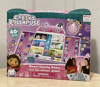DreamWorks Gabby's Dollhouse Meow-mazing Game 4 Headbands Included NEW 2022 - Image 1 of 4