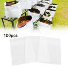 100pcs Nonwoven Nursery Bags, Seedling Plant Pot Sowing Starter Bags, Plant